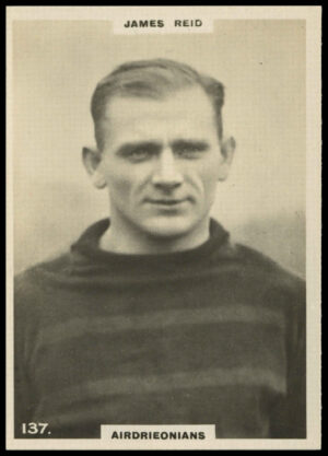 Phillips (Godfrey) - 'Footballers (Large Oval)' (1922) - James Reid (Airdrieonians)