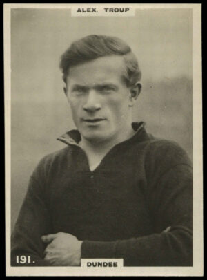Phillips (Godfrey) - 'Footballers (Large Oval)' (1922) - Alex. Troup (Dundee)