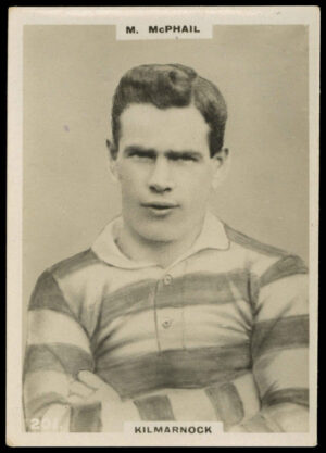 Phillips (Godfrey) - 'Footballers (Large Oval)' (1922) - M. McPhail (Kilmarnock)