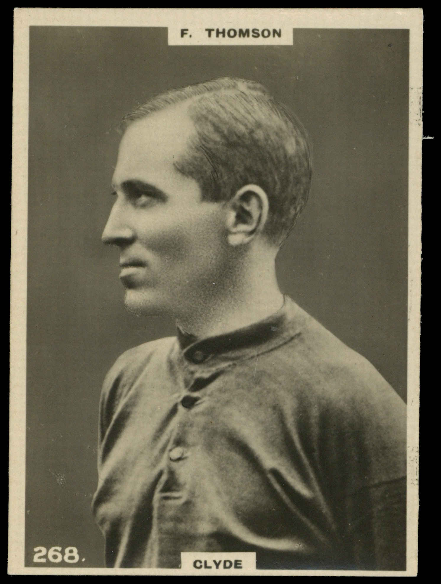 Phillips (Godfrey) - 'Footballers (Large Oval)' (1922) - F. Thomson (Clyde) Phillips (Godfrey) - 'Footballers (Large Oval)' (1922) - F. Thomson (Clyde)