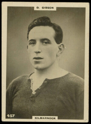 Phillips (Godfrey) - 'Footballers (Large Oval)' (1922) - D. Gibson (Kilmarnock)