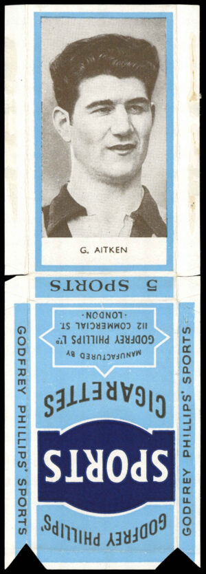 Phillips (Godfrey) - 'Sports Packages - Footballers S2' #1 - G. Aitken (East Fife) (1950) Phillips (Godfrey) - 'Sports Packages - Footballers S2' #1 - G. Aitken (East Fife) (1950)