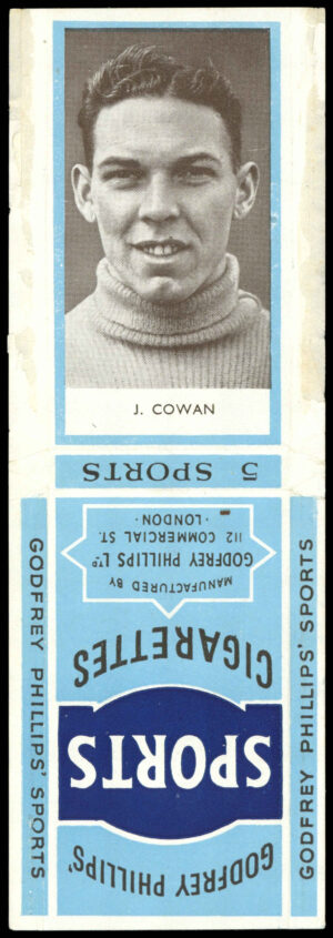 Phillips (Godfrey) - 'Sports Packages - Footballers S2' #10 - J. Cowan (Morton) (1950) Phillips (Godfrey) - 'Sports Packages - Footballers S2' #10 - J. Cowan (Morton) (1950)