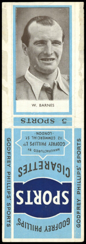 Phillips (Godfrey) - 'Sports Packages - Footballers S2' #3 - W. Barnes (Arsenal) (1950) Phillips (Godfrey) - 'Sports Packages - Footballers S2' #3 - W. Barnes (Arsenal) (1950)