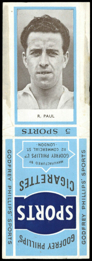 Phillips (Godfrey) - 'Sports Packages - Footballers S2' #32 - R. Paul (Swansea Town) (1950) Phillips (Godfrey) - 'Sports Packages - Footballers S2' #32 - R. Paul (Swansea Town) (1950)