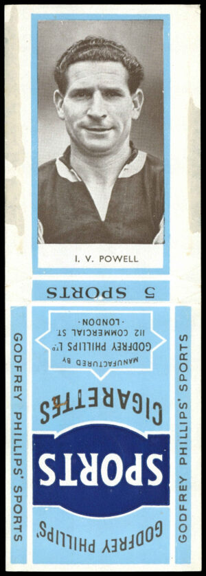 Phillips (Godfrey) - 'Sports Packages - Footballers S2' #34 - I.V. Powell (Aston Villa) (1950) Phillips (Godfrey) - 'Sports Packages - Footballers S2' #34 - I.V. Powell (Aston Villa) (1950)