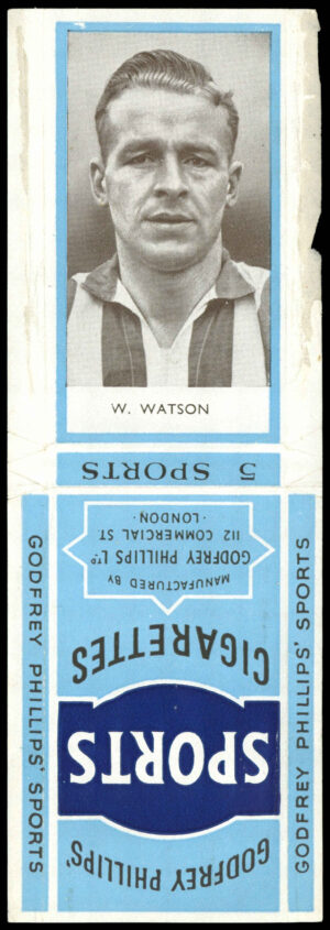 Phillips (Godfrey) - 'Sports Packages - Footballers S2' #49 - W. Watson (Sunderland) (1950)