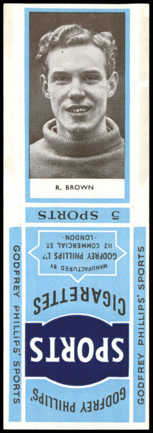 Phillips (Godfrey) - 'Sports Packages - Footballers S2' #5 - R. Brown (Rangers) (1950) Phillips (Godfrey) - 'Sports Packages - Footballers S2' #5 - R. Brown (Rangers) (1950)