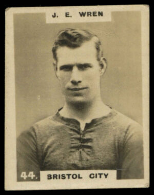 Phillips (Godfrey) - 'Footballers (K - Single Oblong "Photos")' (1922) - J.E. Wren (Bristol City)