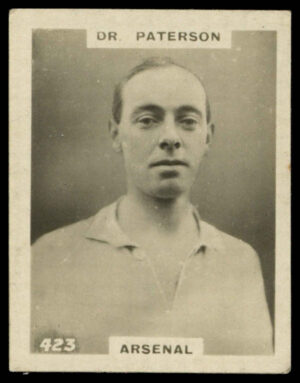 Phillips (Godfrey) - 'Footballers (K - Single Oblong "Pinnace")' (1922) - Dr. Peterson (Arsenal)