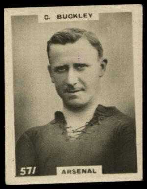 Phillips (Godfrey) - 'Footballers (K - Single Oblong "Pinnace")' (1922) - C. Buckley (Arsenal)
