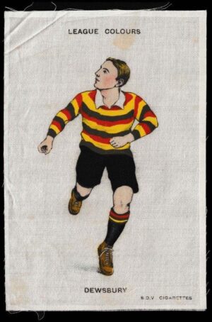 Phillips (Godfrey) - 'Football Colours (BDV Ex Lg Brown)' - Card #25 - Dewsbury