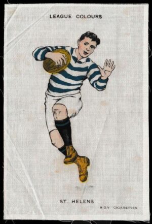 Phillips (Godfrey) - 'Football Colours (BDV Ex Lg Brown)' - Card #65 - St. Helens