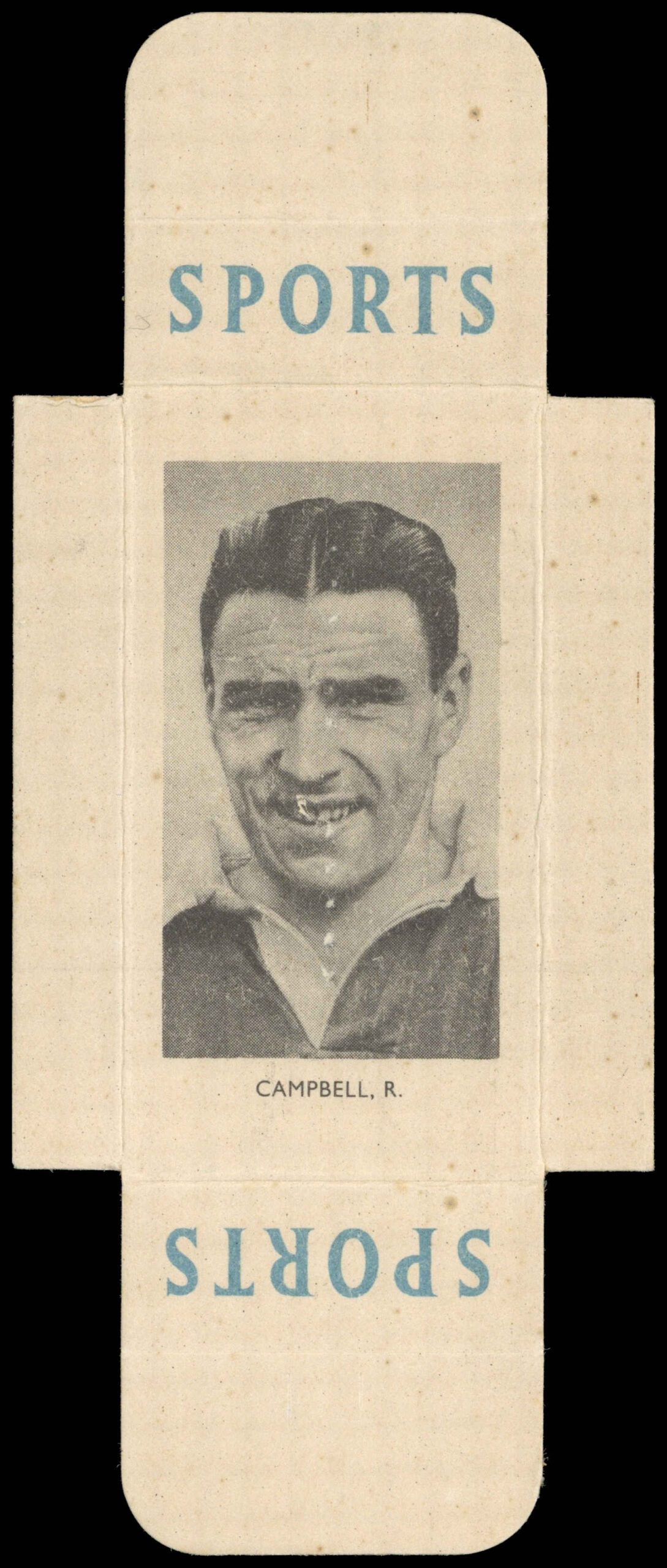 Phillips (Godfrey) - 'Sports Sliders - Footballers S3' (1951) - #6 - R. Campbell (Chelsea) Phillips (Godfrey) - 'Sports Sliders - Footballers S3' (1951) - #6 - R. Campbell (Chelsea)