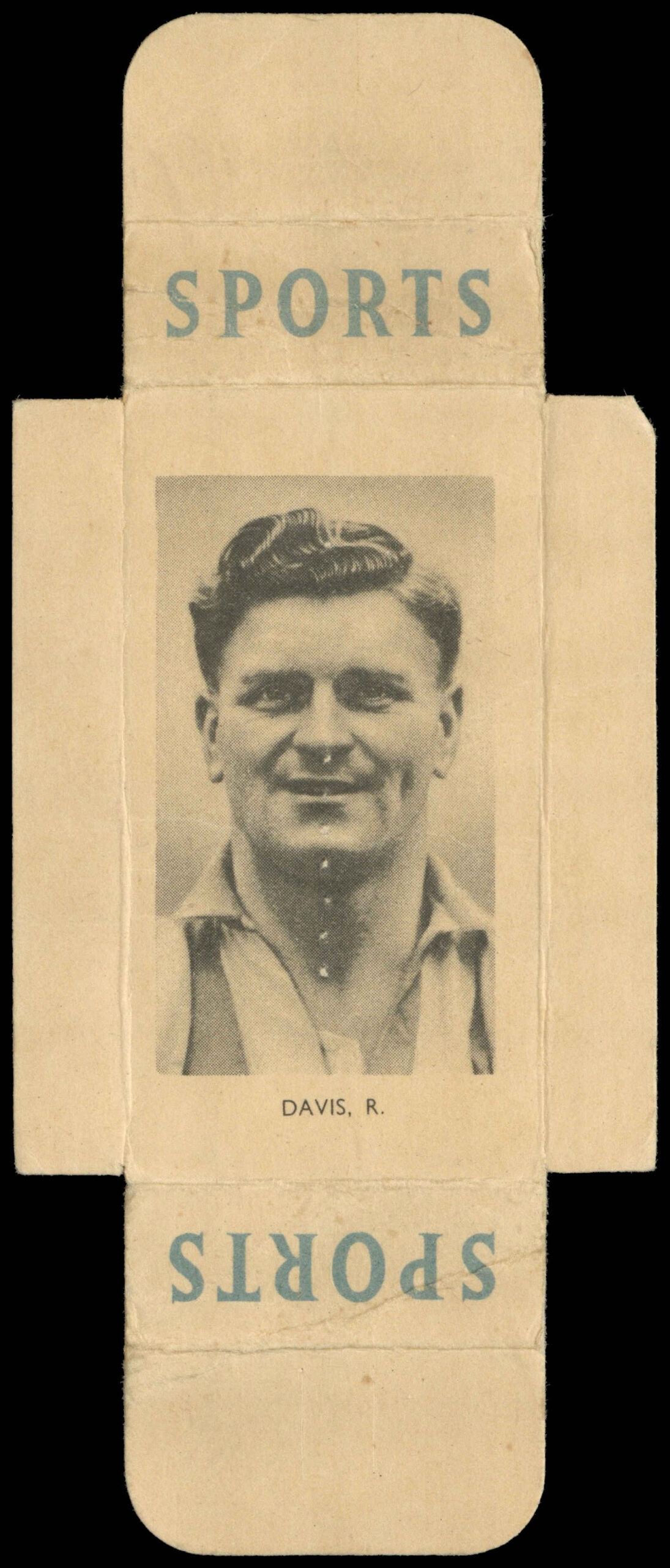 Phillips (Godfrey) - 'Sports Sliders - Footballers S3' (1951) - #9 - R. Davis () Phillips (Godfrey) - 'Sports Sliders - Footballers S3' (1951) - #9 - R. Davis ()
