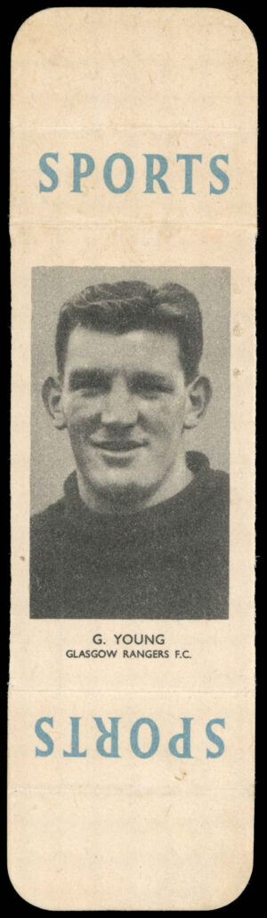 Phillips (Godfrey) - 'Sports Sliders - Footballers S4' (1952) - #22 - G. Young (Rangers)