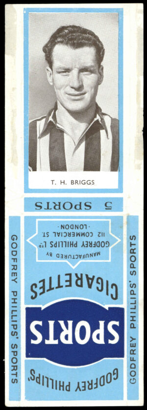Phillips (Godfrey) - 'Sports Packages - Footballers S2' (1950) - #4 - T.H. Briggs (Grimsby Town) Phillips (Godfrey) - 'Sports Packages - Footballers S2' (1950) - #4 - T.H. Briggs (Grimsby Town)