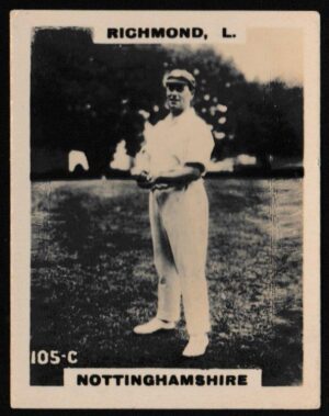 Phillips (Godfrey) - L. Richmond (Notts) -'Cricketers Pinnace "K" Size' (1924) Phillips (Godfrey) - L. Richmond (Notts) -'Cricketers Pinnace "K" Size' (1924)