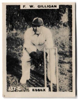 Phillips (Godfrey) - 'Cricketers (Pinnace Photos A)' (1924) - Card #137-C - F.W. Gilligan (Essex)