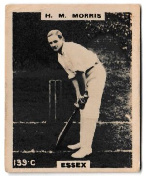 Phillips (Godfrey) - 'Cricketers (Pinnace Photos A)' (1924) - Card #139-C - N.M. Morris (Essex)