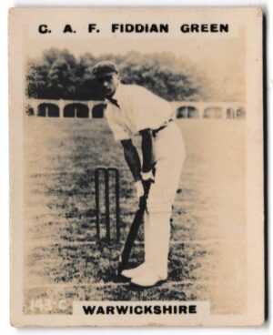 Phillips (Godfrey) - 'Cricketers (Pinnace Photos A)' (1924) - Card #143-C - C.A.F. Fiddian Green (Warwickshire)