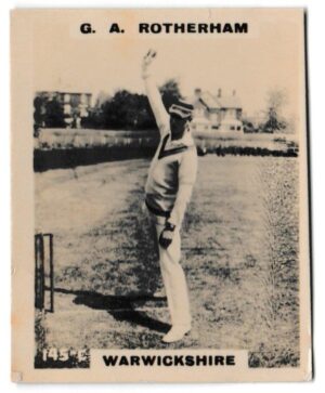 Phillips (Godfrey) - 'Cricketers (Pinnace Photos A)' (1924) - Card #145-C - G.A. Rotherham (Warwickshire)