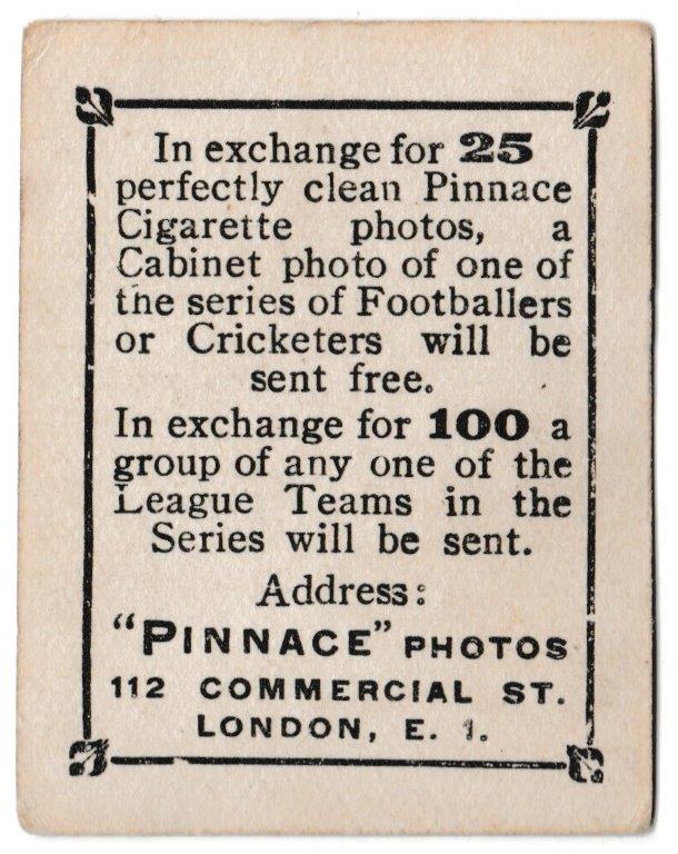 Phillips (Godfrey) - Blomley (Lancashire) -'Cricketers Pinnace "K" Size' (1924) Phillips (Godfrey) - Blomley (Lancashire) -'Cricketers Pinnace "K" Size' (1924)