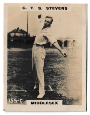 Phillips (Godfrey) - G.T.S. Stevens (Middlesex) -'Cricketers Pinnace "K" Size' (1924)
