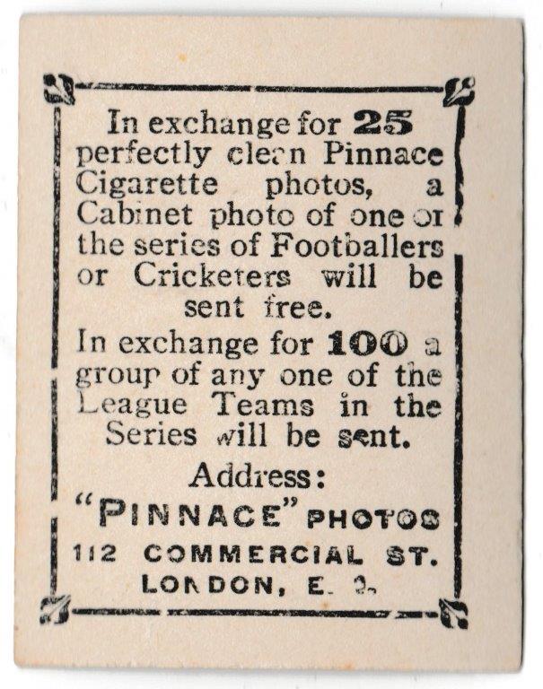Phillips (Godfrey) - 'Cricketers (Pinnace Photos A)' (1924) - Card #157-C - G.B.F. Rudd (Leicestershire) Phillips (Godfrey) - 'Cricketers (Pinnace Photos A)' (1924) - Card #157-C - G.B.F. Rudd (Leicestershire)