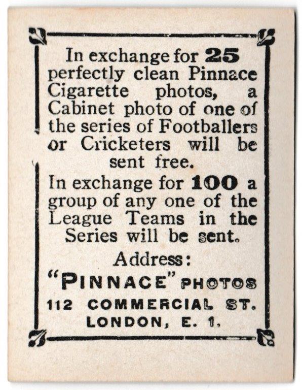 Phillips (Godfrey) - 'Cricketers (Pinnace Photos A)' (1924) - Card #158-C - King (Leicestershire) Phillips (Godfrey) - 'Cricketers (Pinnace Photos A)' (1924) - Card #158-C - King (Leicestershire)