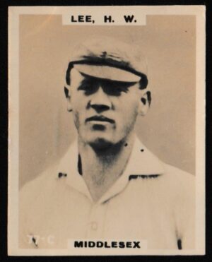 Phillips (Godfrey) - H.W. Lee (Middlesex) -'Cricketers Pinnace "K" Size' (1924)