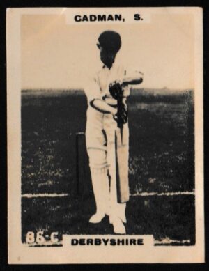 Phillips (Godfrey) - S. Cadman (Derbyshire) -'Cricketers Pinnace "K" Size' (1924)
