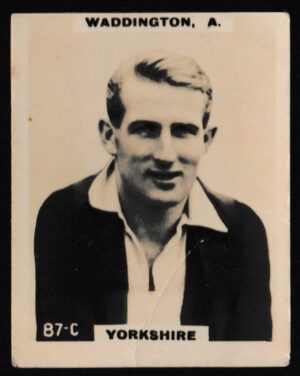 Phillips (Godfrey) - A. Waddington (Yorkshire) -'Cricketers Pinnace "K" Size' (1924) Phillips (Godfrey) - A. Waddington (Yorkshire) -'Cricketers Pinnace "K" Size' (1924)