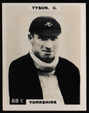 Phillips (Godfrey) - C. Tyson (Yorkshire) -'Cricketers Pinnace "K" Size' (1924) Phillips (Godfrey) - C. Tyson (Yorkshire) -'Cricketers Pinnace "K" Size' (1924)