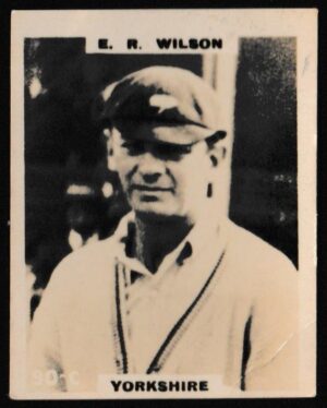 Phillips (Godfrey) - E.R. Wilson (Yorkshire) -'Cricketers Pinnace "K" Size' (1924) Phillips (Godfrey) - E.R. Wilson (Yorkshire) -'Cricketers Pinnace "K" Size' (1924)