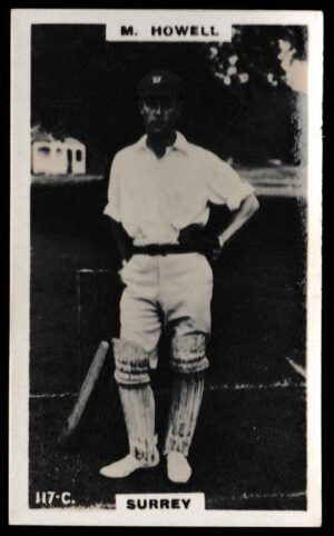 Phillips (Godfrey) - 'Cricketers (Brown) Card #117-C - M. Howell (Surrey)