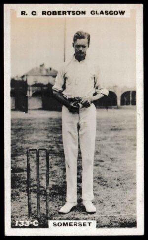 Phillips (Godfrey) - 'Cricketers (Brown) Card #133-C - R.C. Robertson Glasgow (Somerset)