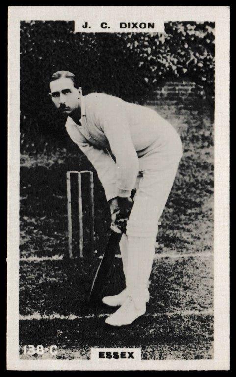 Phillips (Godfrey) - 'Cricketers (Brown) Card #138-C - J.C. Dixon (Essex) Phillips (Godfrey) - 'Cricketers (Brown) Card #138-C - J.C. Dixon (Essex)