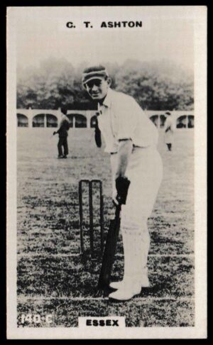 Phillips (Godfrey) - 'Cricketers (Brown) Card #140-C - C.T. Ashton (Essex)