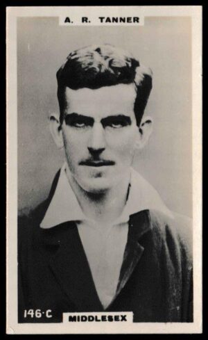 Phillips (Godfrey) - 'Cricketers (Brown) Card #146-C - A.R. Tanner (Middlesex)