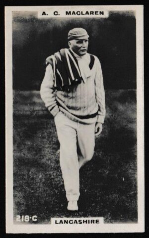 Phillips (Godfrey) - 'Cricketers (Brown) Card #218-C - A.C. Maclaren (Lancashire)