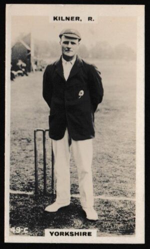 Phillips (Godfrey) - R. Kilner (Yorkshire) - 'Cricketers (Brown)' (1924) Phillips (Godfrey) - R. Kilner (Yorkshire) - 'Cricketers (Brown)' (1924)