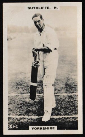 Phillips (Godfrey) - H. Sutcliffe (Yorkshire) - 'Cricketers (Brown)' (1924) Phillips (Godfrey) - H. Sutcliffe (Yorkshire) - 'Cricketers (Brown)' (1924)
