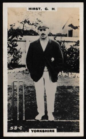 Phillips (Godfrey) - G.H. Hirst (Yorkshire) - 'Cricketers (Brown)' (1924) Phillips (Godfrey) - G.H. Hirst (Yorkshire) - 'Cricketers (Brown)' (1924)