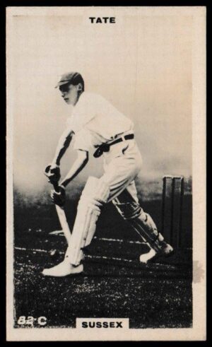 Phillips (Godfrey) - 'Cricketers (Brown) Card #82-C - Tate (Sussex)
