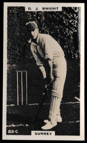 Phillips (Godfrey) - 'Cricketers (Brown) Card #83-C - D.J. Knight (Surrey)