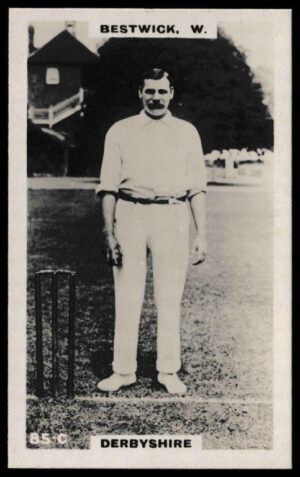 Phillips (Godfrey) - 'Cricketers (Brown) Card #85-C - W. Bestwick (Derbyshire)