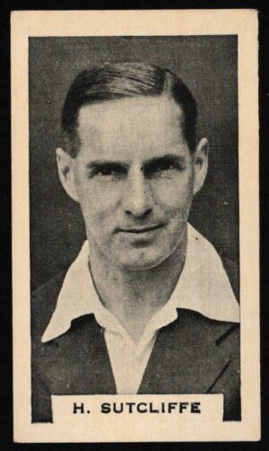 Phillips (Godfrey) - 'Test Cricketers 1932-1933' (1932) - Card #14 (BDV) - H. Sutcliffe (Yorkshire) Phillips (Godfrey) - 'Test Cricketers 1932-1933' (1932) - Card #14 (BDV) - H. Sutcliffe (Yorkshire)