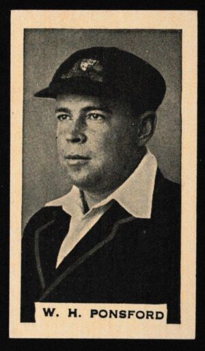 Phillips (Godfrey) - 'Test Cricketers 1932-1933' (1932) - Card #21 (BDV) - W.H. Ponsford (Victoria)