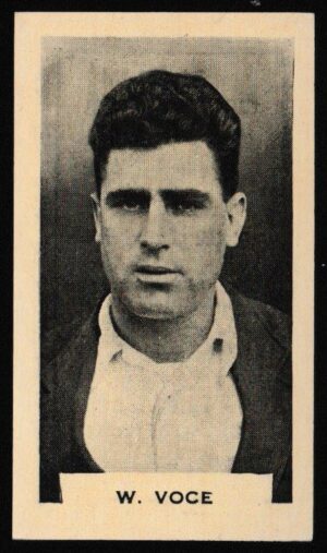 Phillips (Godfrey) - 'Test Cricketers 1932-1933' (1932) - Card #23 (BDV) - W. Voce (Nottinghamshire)